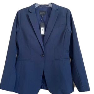 Banana Republic Navy Long and Lean Blazer